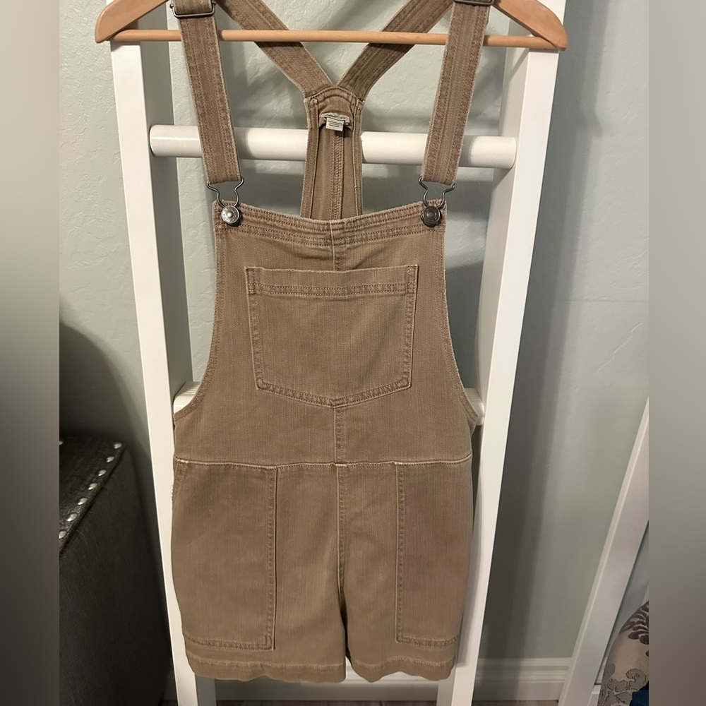 Aerie medium olive green overalls